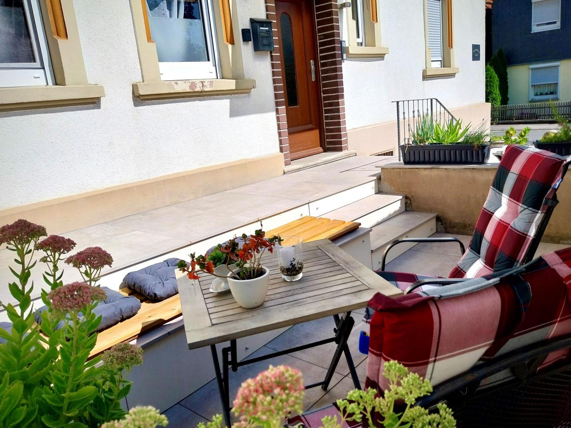 Ferienwohnung Duesel Maroldsweisach Buitenkant foto